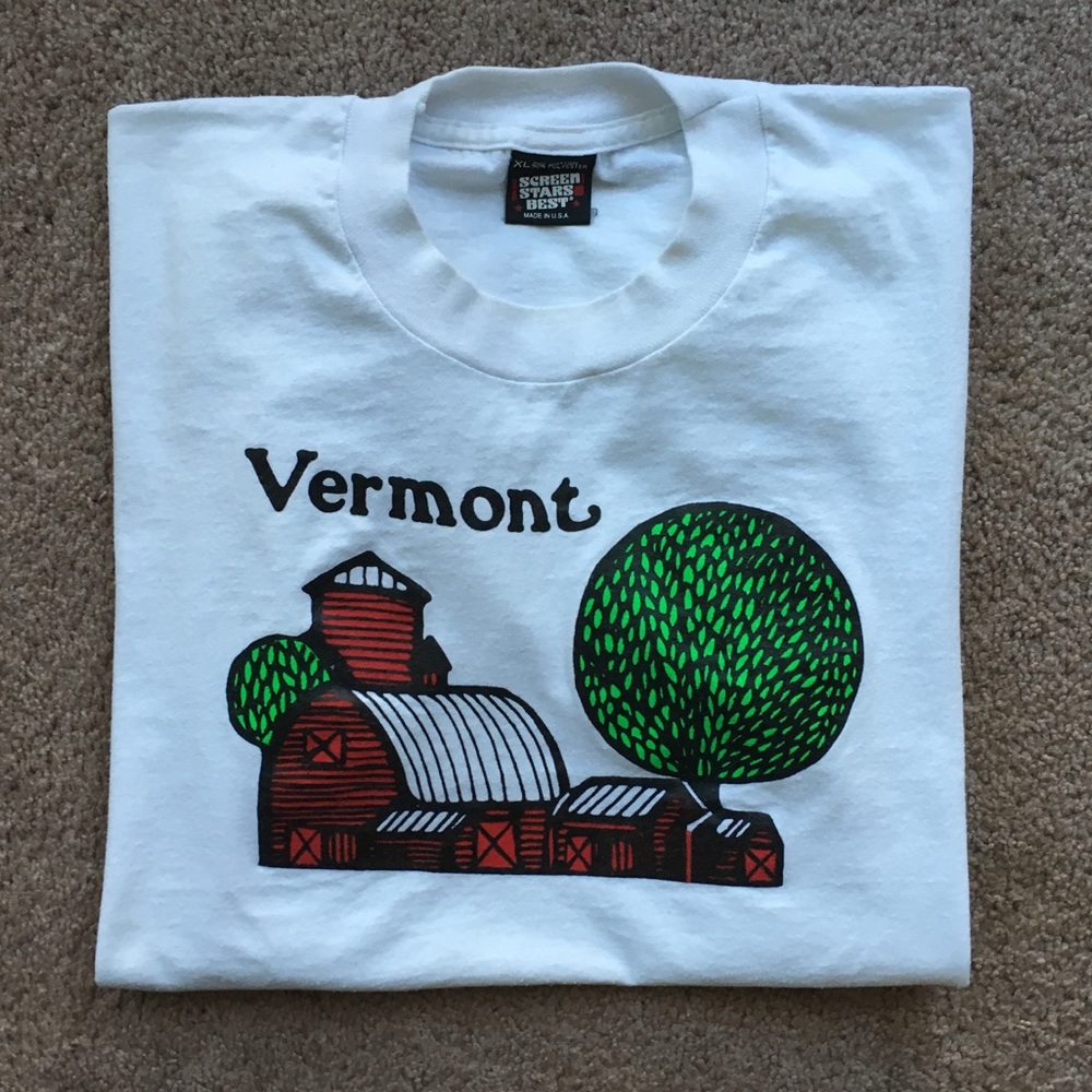 Vintage Vermont Screen Stars Best T-shirt. Fits like m/L